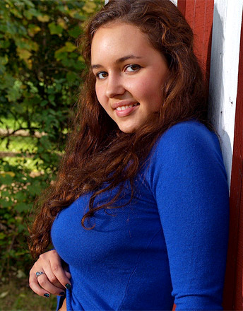 Busty young girl