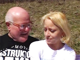 Old fart fucking a young girl