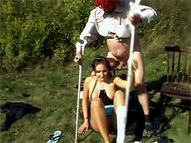 Old fart fucking a young girl