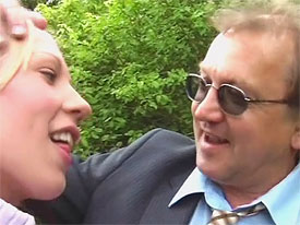Old fart fucking a young girl