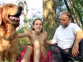 Old fart fucking a young girl