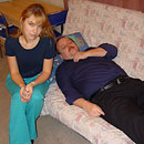 Old fart fucking a young tart