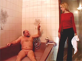 Old fart fucking a young girl