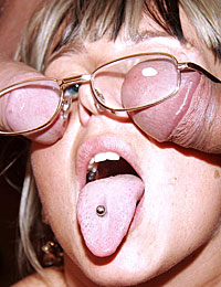 Cum On Her Glasses