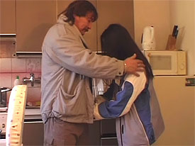 Old fart fucking a young girl