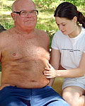 Old senior humping a teen