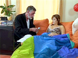 Old fart fucking a young girl