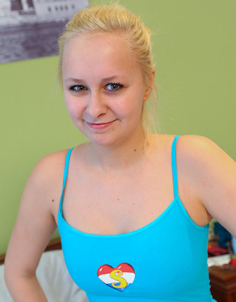 Busty young girl