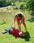 Old senior humping a teen