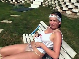 Young busty girl