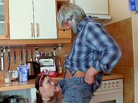 Old fart fucking a young girl