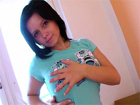 Young busty girl